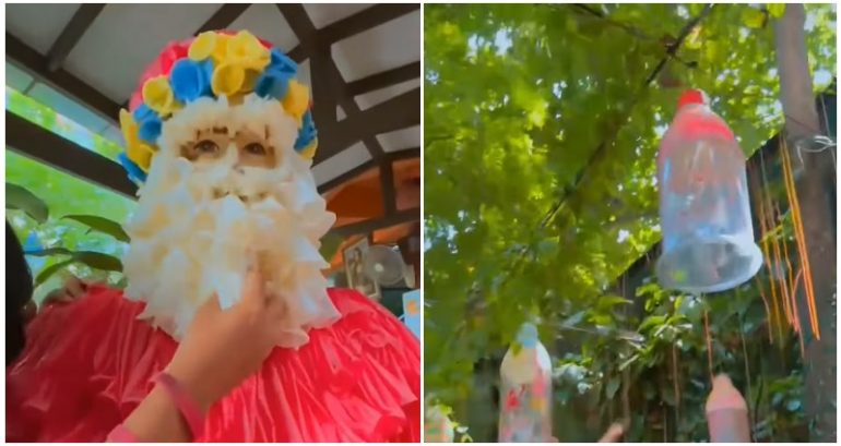 Condom-themed cafe in Thailand offers diners free condoms to promote safe sex