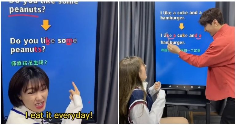 ‘Do you like some peanuts?’: Viral TikToker attempts to teach students ‘how to speak like an American’
