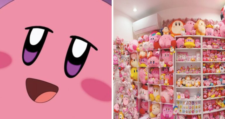 Japanese Kirby superfan flexes her massive collection of plushies