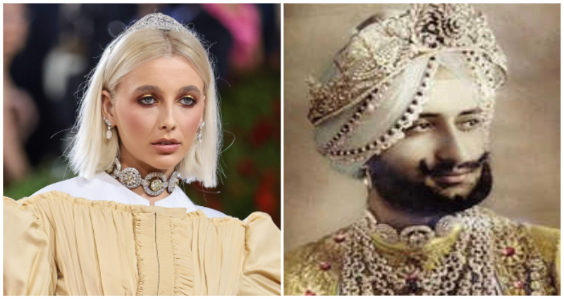 Netizens furious after Emma Chamberlain wears Indian King's lost