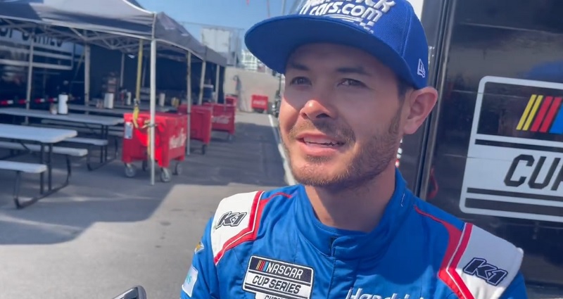 Asian American NASCAR driver Kyle Larson responds to Denny Hamlin’s ...