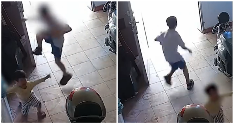 8-year-old boy in China caught on video brutally beating 2-year-old girl to steal her snacks