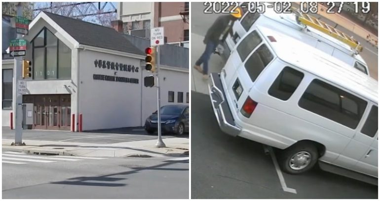 Philadelphia police searching for suspects who stole Chinatown church van