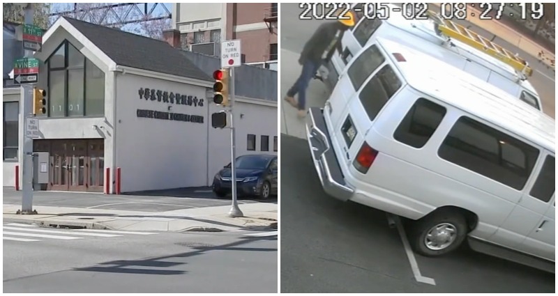 Philadelphia police searching for suspects who stole Chinatown church van