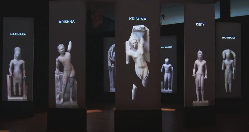 Cambodia 1,500-year-old krishna statute