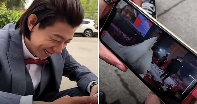 Chinese groom has to watch his own wedding through livestream after venue bars him over ‘outdated’ COVID test