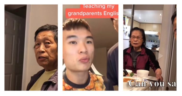 TikToker shares heartwarming video of his late grandfather learning how to say a Cardi B song title