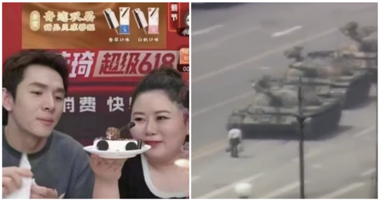 Top China livestreamer goes offline after showing ice-cream tank on Tiananmen Square anniversary