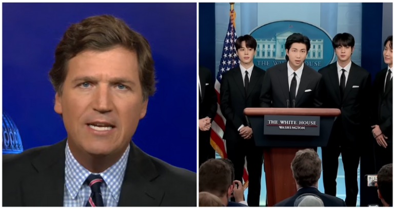 ‘Welp, he’s dead’: Tucker Carlson stokes BTS Army’s fury by ridiculing group’s White House invite
