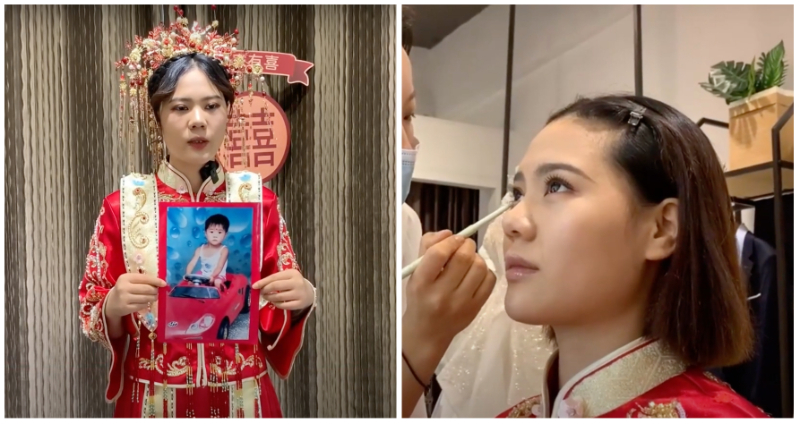 Chinese child-trafficking victim posts video in wedding dress to find birth parents before ceremony