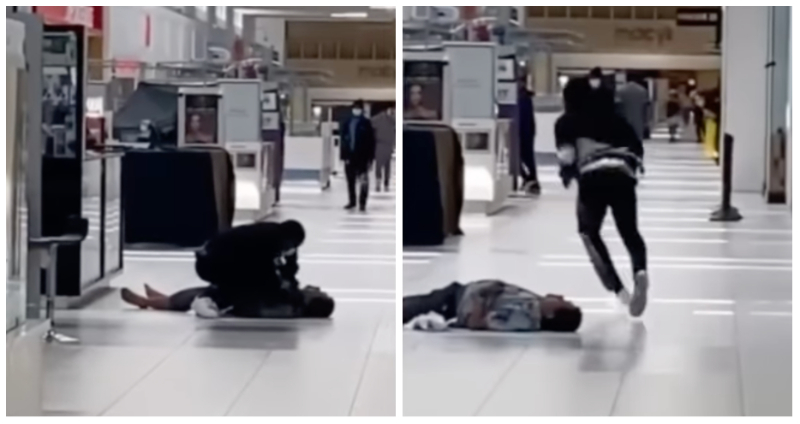 Police searching for suspect who assaulted and robbed an Asian man in Hayward, California mall