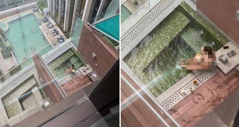 Viral videos of couple having sex outside in private Hong Kong hotel jacuzzi sparks privacy concerns