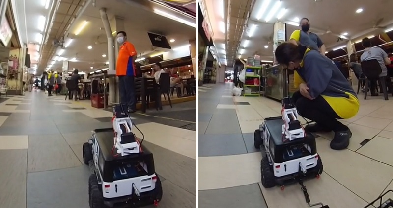 Singaporean TikTok user orders food with remote-controlled car in viral video