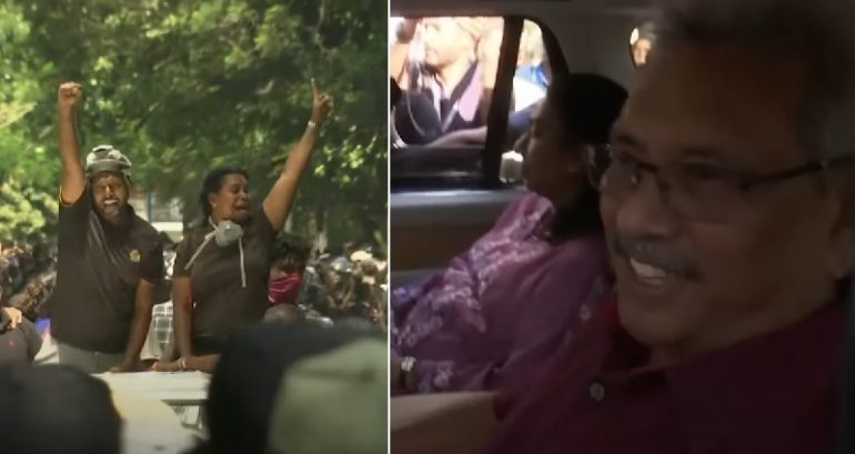 Deposed Sri Lankan president Gotabaya Rajapaksa denied US visa, flees to the Maldives via jet