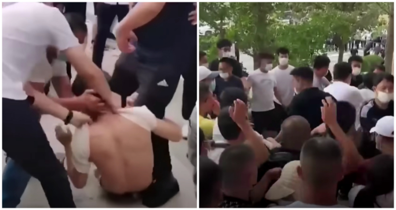 protest in china