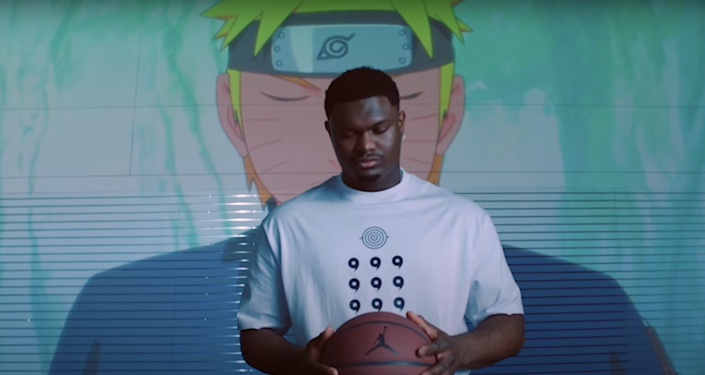 Zion Williamson good Naruto Hoddie SDCC Exclusive