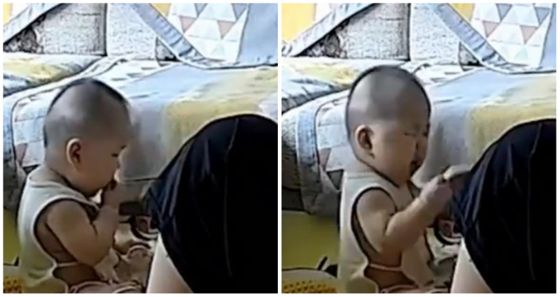 viral-video-of-baby-eating-poop-while-dad-is-distracted-enrages-and