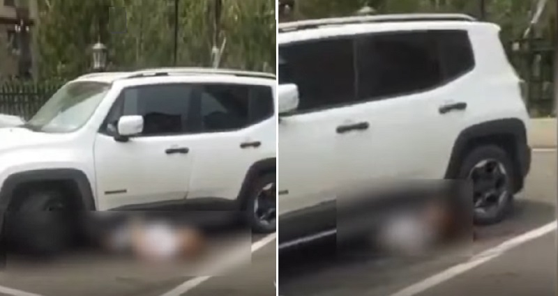 Man Caught On Video Repeatedly Running Over His Girlfriend With Suv