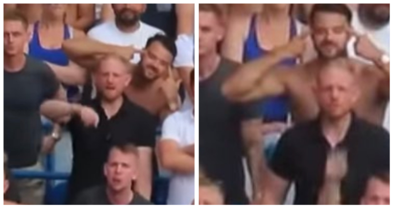 racist chelsea fan
