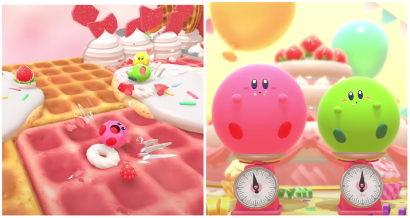 Kirby All You Can Eat  Kirby's Dream Buffet Animation 