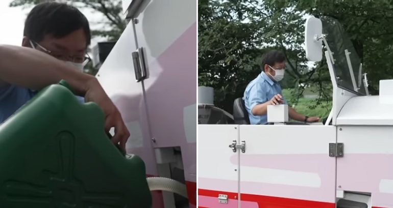 Sightseeing train in Japan is fueled by used cooking oil, discarded ramen soup lard