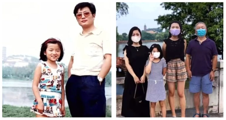 Heartwarming video shows photos taken every year of father and daughter over 40 years