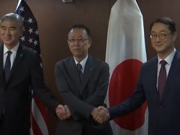 Japan US south korea trilateral meet