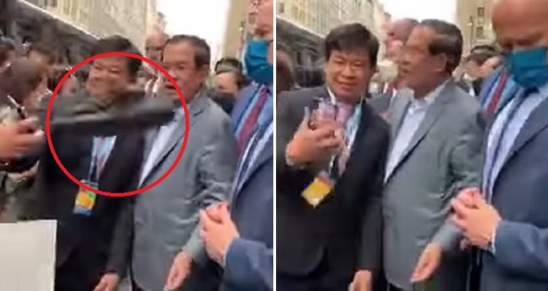 Man plans to sell shoe he threw at Cambodian prime minister for $1 million for charity