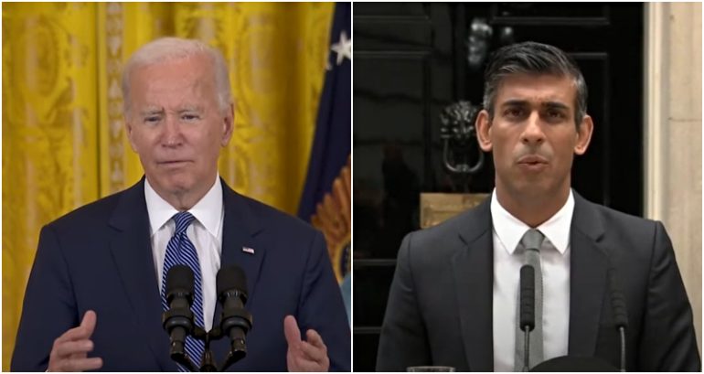 ‘Rashi Sanook’: Biden botches name of UK’s new prime minister at Diwali celebration
