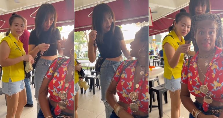 ‘Milkshake’ singer Kelis shares video of fascinated women touching her braided hair in Singapore