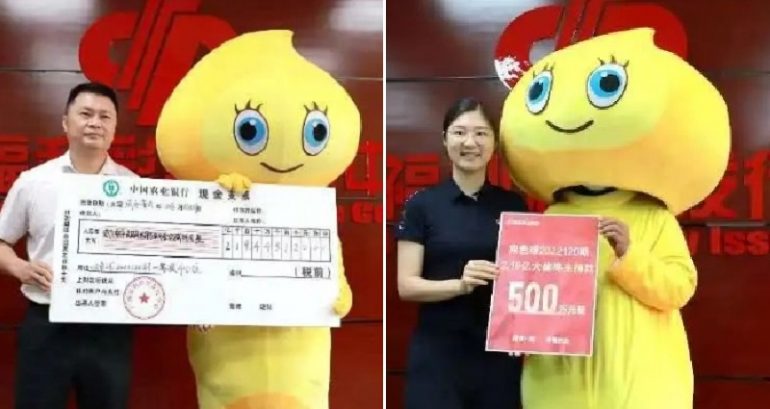 Chinese lottery winner wears costume to hide $30 million winnings from family