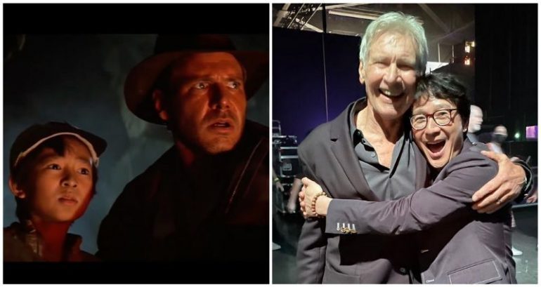 Ke Huy Quan defends ‘Temple of Doom’ from racism accusations; recalls reunion with Harrison Ford