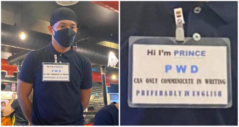 Waiter with disability at Korean BBQ restaurant in the Philippines inspires netizens