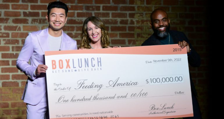 Simu Liu helps feed millions through $100,000 donation