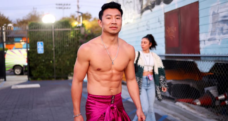 Simu Liu Shows Off His Abs At Rihanna's Savage X Fenty Vol. 4 Show