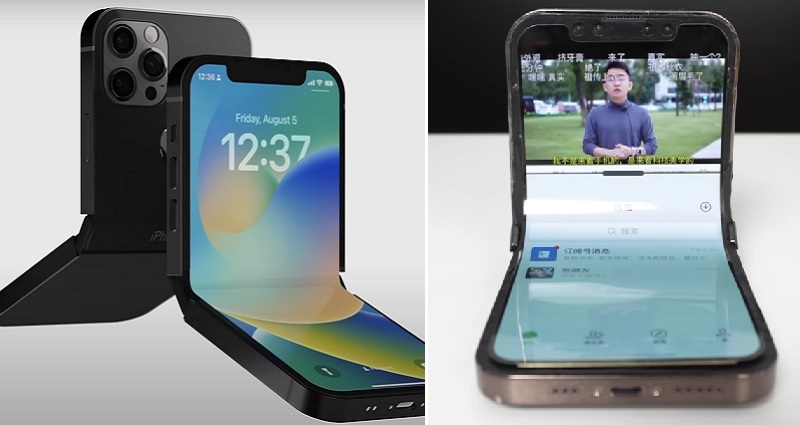 Chinese YouTuber creates world's first foldable iPhone