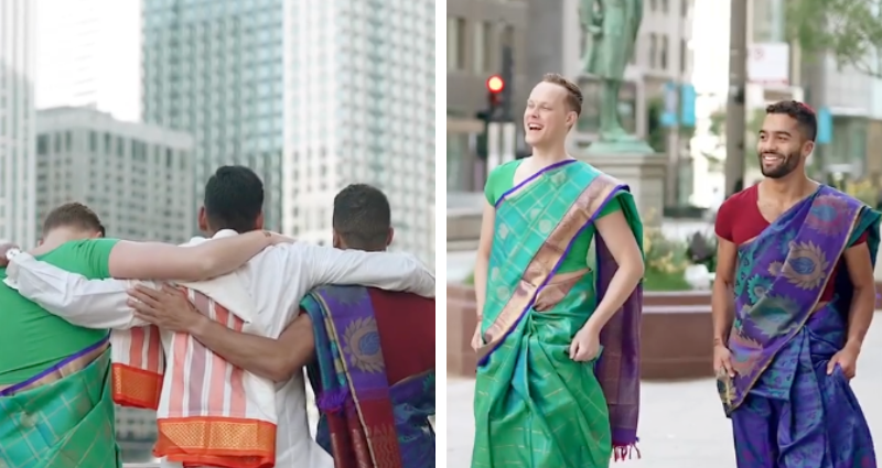 groomsmen sarees