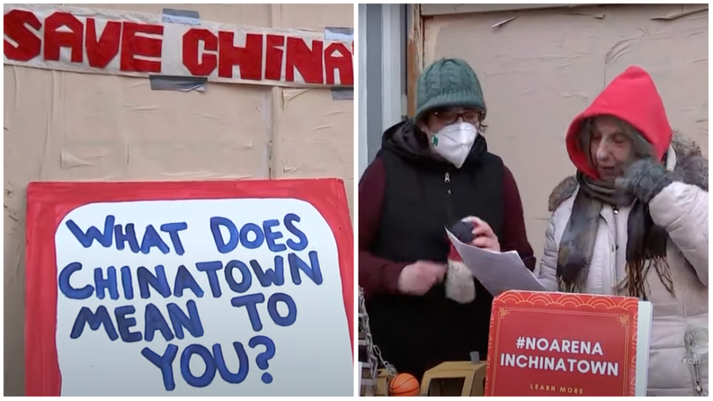 Chinatown residents protest Philadelphia 76ers’ arena