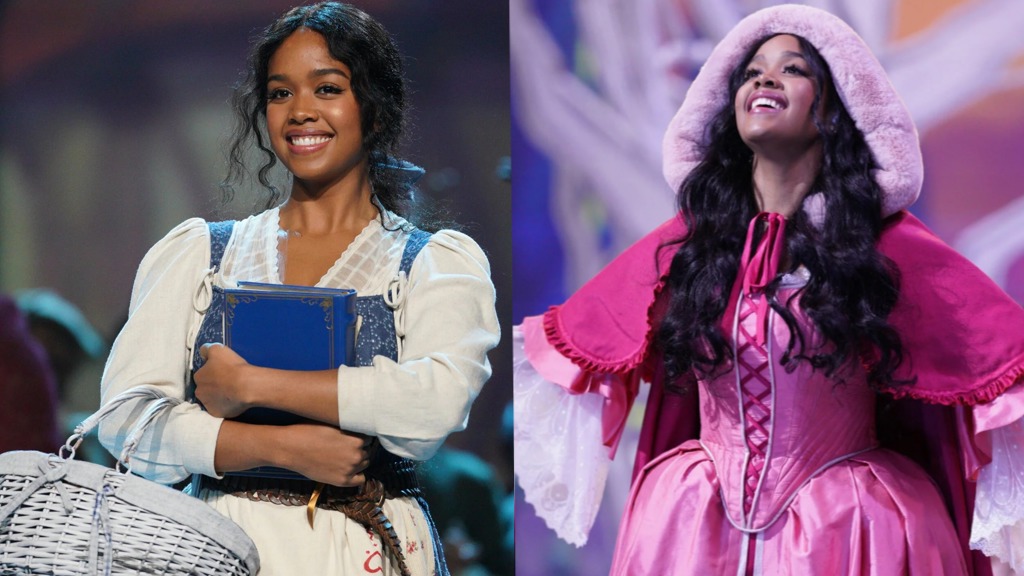H.E.R. as Belle in the Beauty in the Beast anniversary special