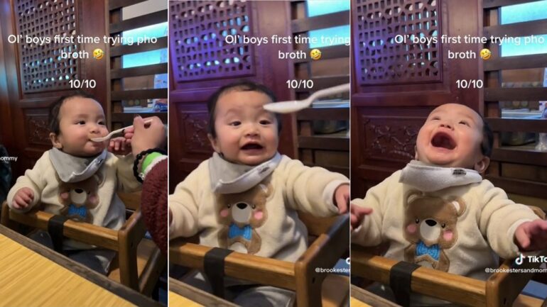 This baby’s reaction to trying phở for the first time is the best food review of all time