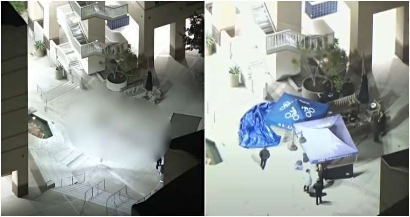 Ex-UC Irvine student throws his mother off campus building before jumping himself: police