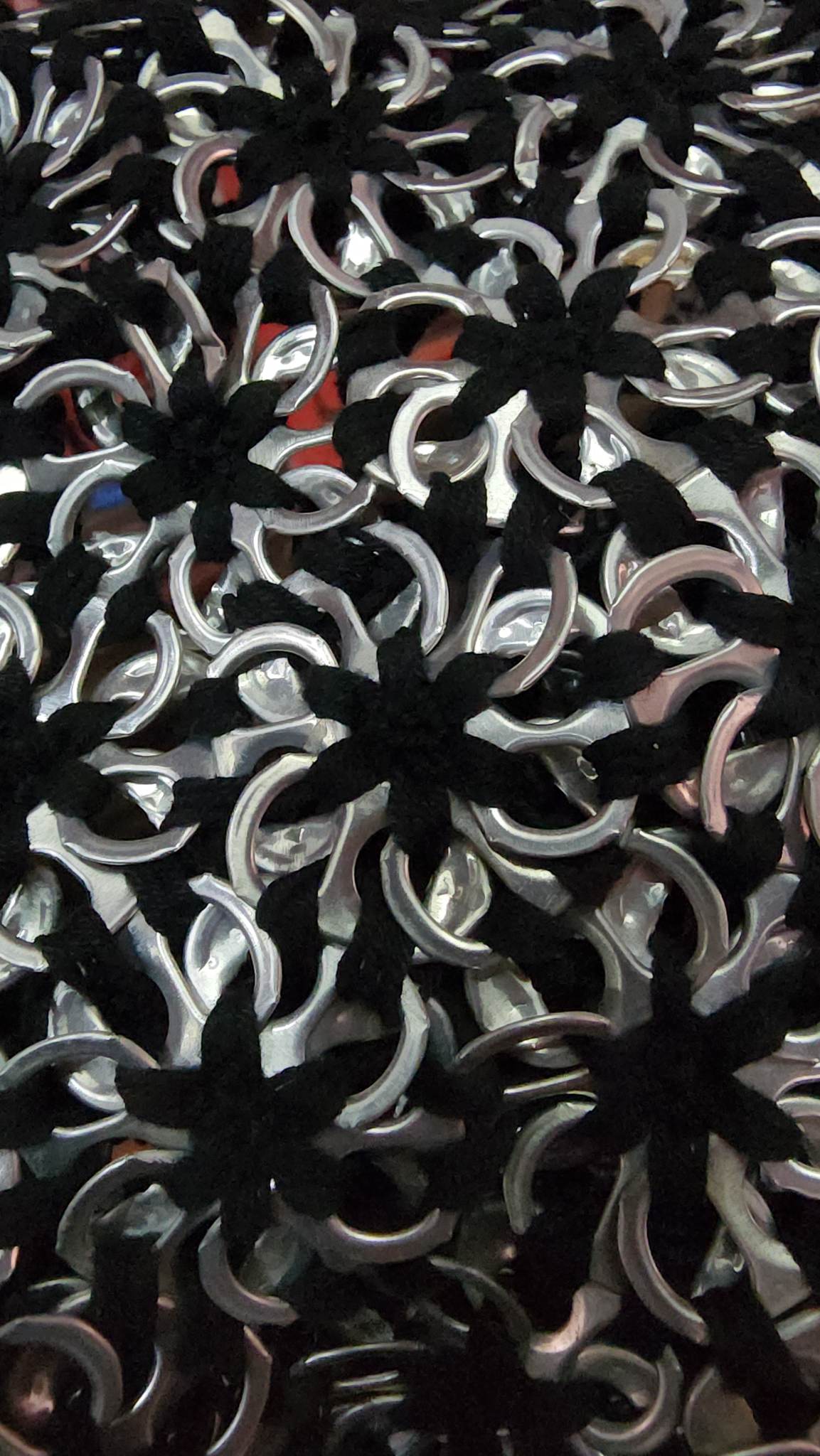 Close up of gown
