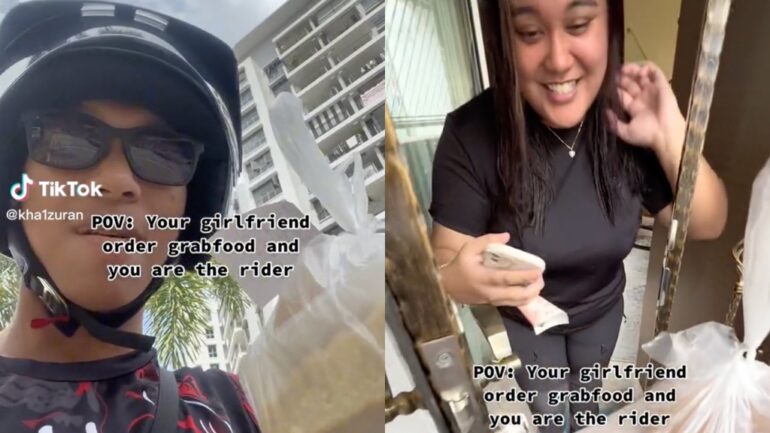 Food delivery driver goes viral for delivering his girlfriend’s order