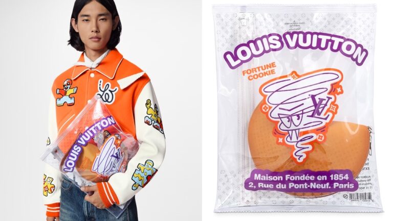 Louis Vuitton is selling a fortune cookie-shaped bag for $2,310