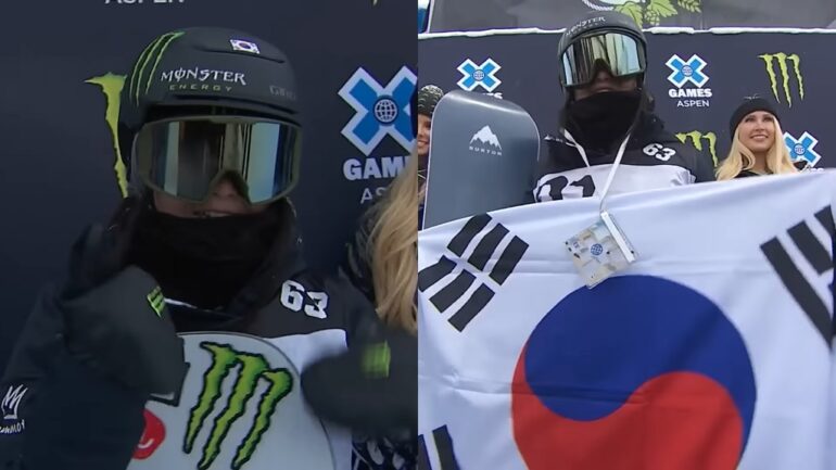 Teen snowboarder Gaon Choi breaks Chloe Kim record in X Games debut