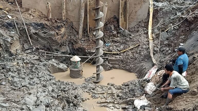 Body of Vietnamese boy trapped in concrete pillar recovered weeks after he fell in