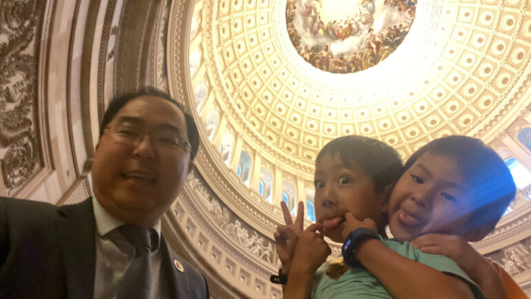 NJ Congressman Andy Kim recalls conversation with son on the night of Jan. 6 insurrection