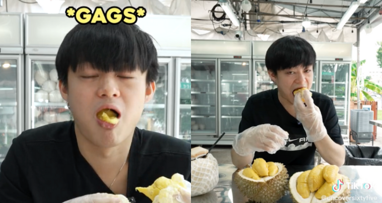 Watch: TikToker attempts to eat 10 durians at AYCE durian buffet in Singapore