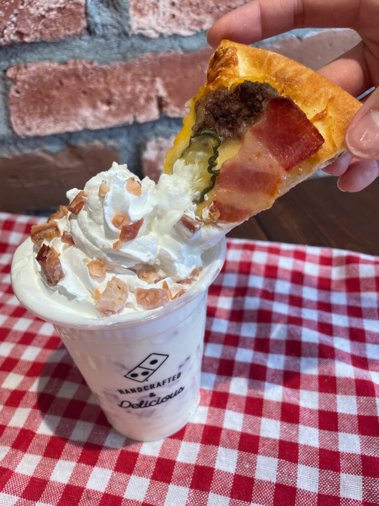 Domino’s Japan releases limited-time bacon milkshake to dip your pizza ...