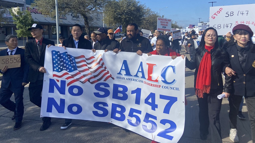 houston chinatown protest